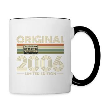 Original 2006 Limited Edition - Tasse zweifarbig - Weiß/Schwarz - Rechts