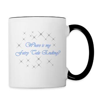 Fairy Tale Ending - Contrasting Mug - white/black - Right