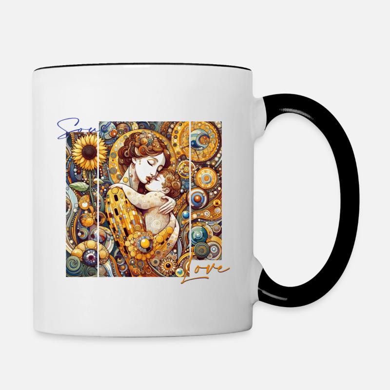 Mère - Mug contrasté - blanc/noir