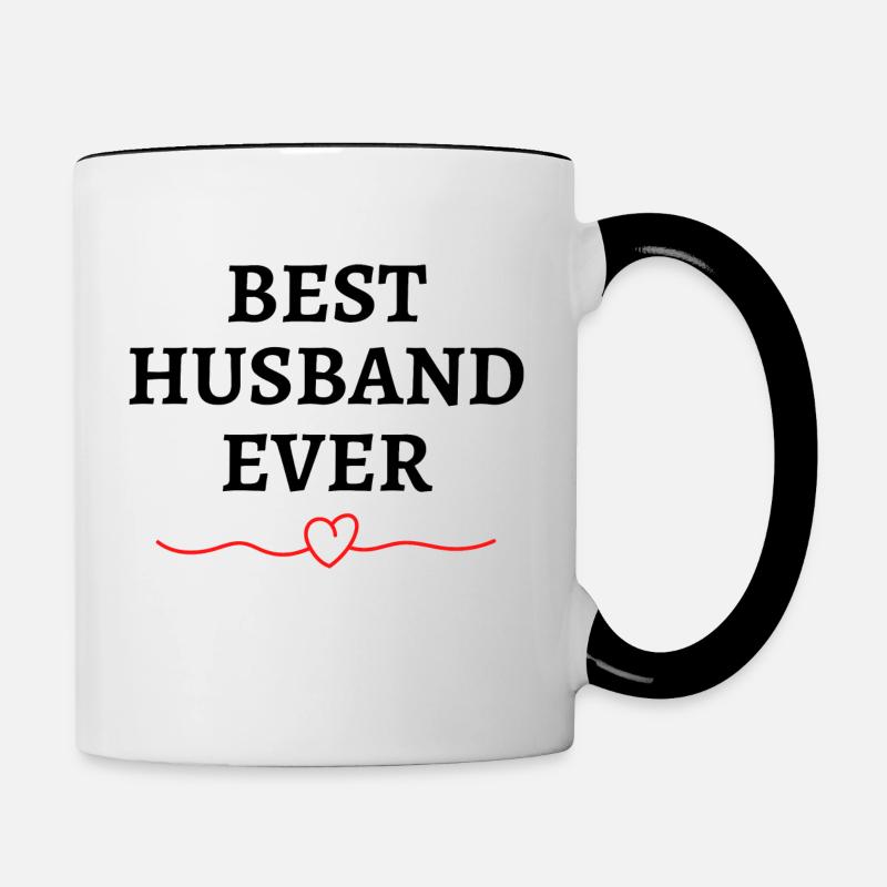 Husband - Contrasting Mug - white/black