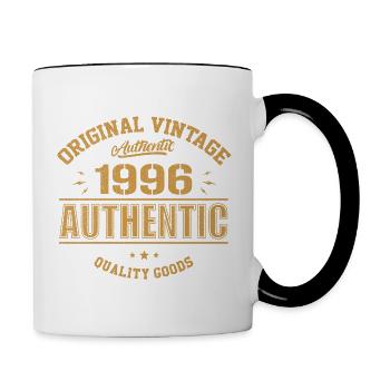 Authentic 1996 Original 1996 Birthday Gift - Contrasting Mug - white/black - Right