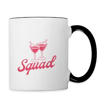 Galentine’s Day Squad EST 2026 Members Only Club - Contrasting Mug - white/black - Right
