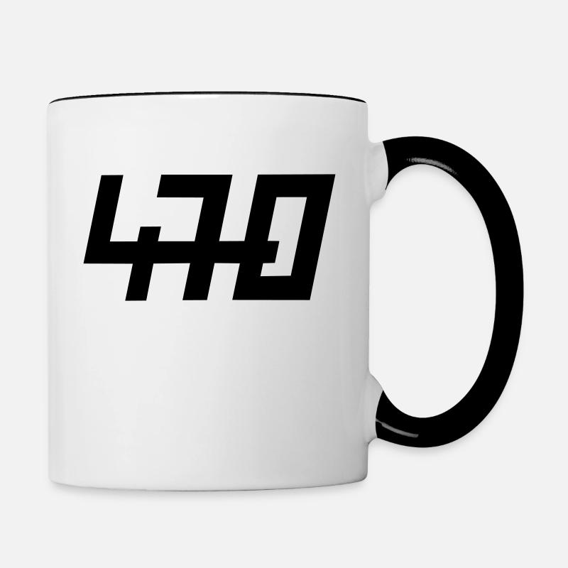 470 - Contrasting Mug - white/black