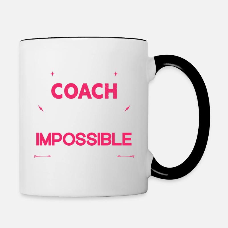 Super Coach - Mug contrasté - blanc/noir