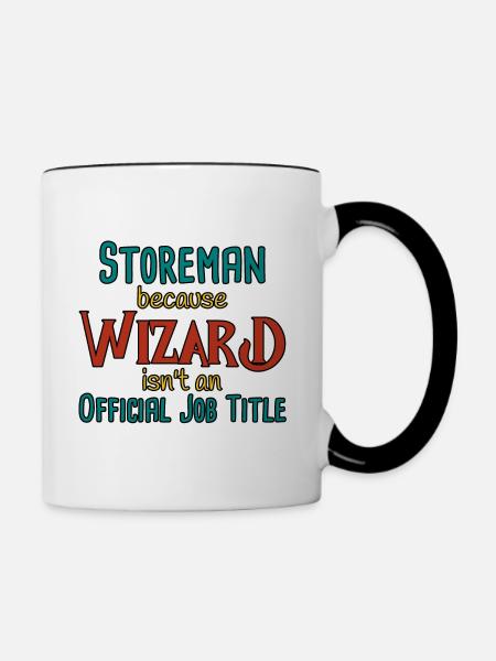 Storeman Wizard - Tasse zweifarbig - Weiß/Schwarz