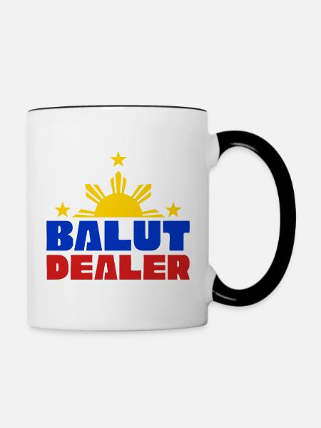 Balut Phillippinen - Tasse zweifarbig - Weiß/Schwarz