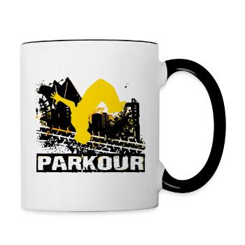 Parkour - Contrasting Mug - white/black - Right
