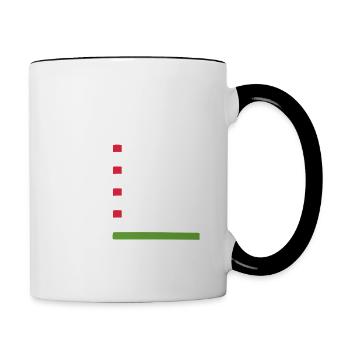 Entwickler Humor Programmierer Programmierer Programmierer - Tasse zweifarbig - Weiß/Schwarz - Rechts