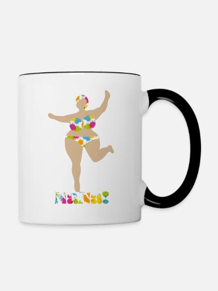 NaNa! - Tasse zweifarbig - Weiß/Schwarz