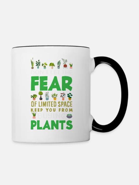 Garten- Und Pflanzenliebhaber Geschenke - Tasse zweifarbig - Weiß/Schwarz