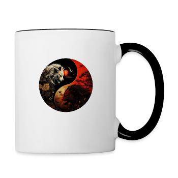 Yin Yang - Contrasting Mug - white/black - Right