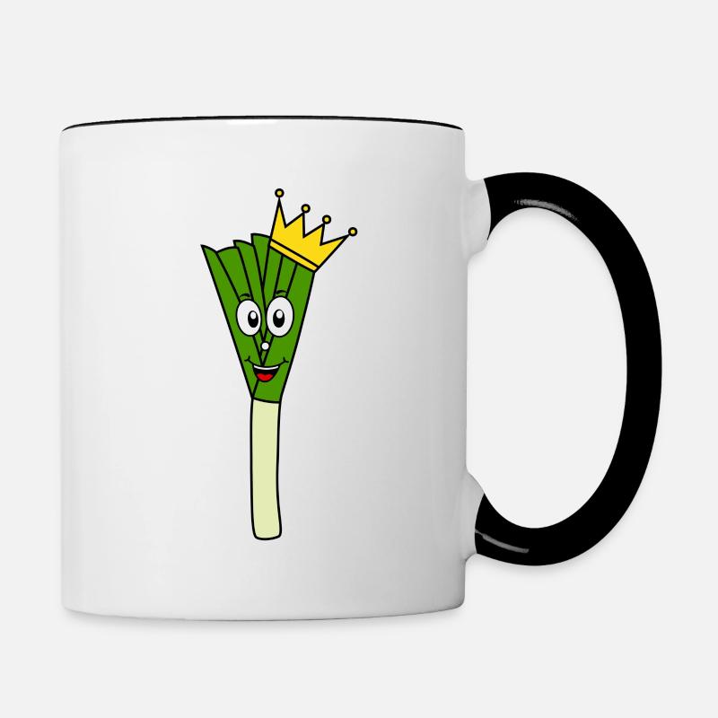 Lauch's Highness - Contrasting Mug - white/black