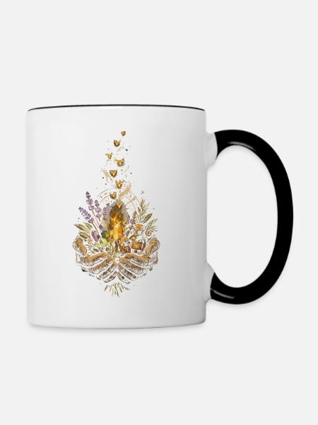 Apotheker Kräutersammler Apothekerin - Tasse zweifarbig - Weiß/Schwarz