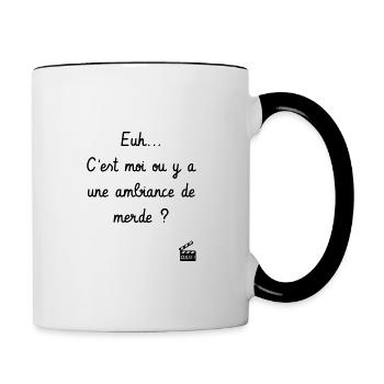 Kaameløtt - Réplique Culte - Léodagan - Humour - Mug contrasté - blanc/noir - Droite