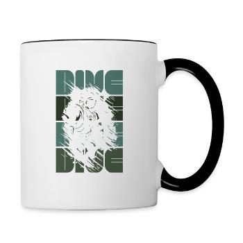 Dive Diving Club Diving Scuba Diving - Contrasting Mug - white/black - Right