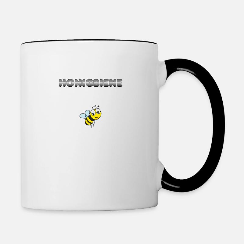 honeybee - Contrasting Mug - white/black