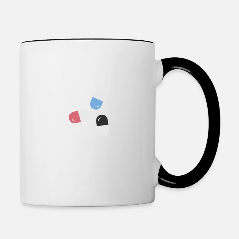 pills - Contrasting Mug - white/black