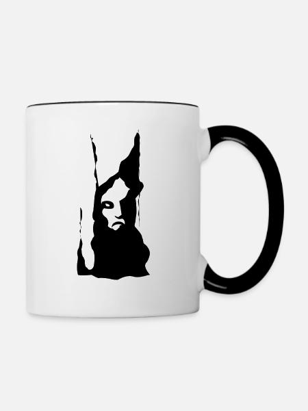 Düsteres Spektrum - Tasse zweifarbig - Weiß/Schwarz