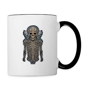 Skeleton - Contrasting Mug - white/black - Right