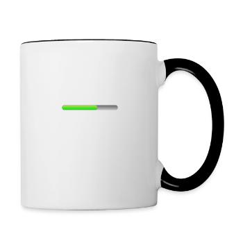 Schwäbisch Eltern Schwaben Kind Papa Windel - Tasse zweifarbig - Weiß/Schwarz - Rechts