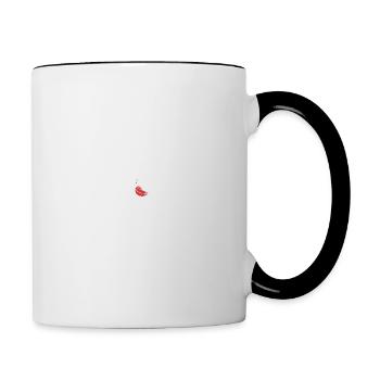 Sommelier Weinkenner Wein Novinophobie - Tasse zweifarbig - Weiß/Schwarz - Rechts