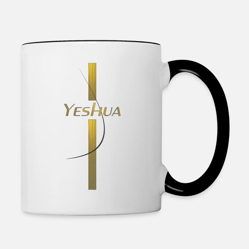 Yeshua - Mug contrasté - blanc/noir