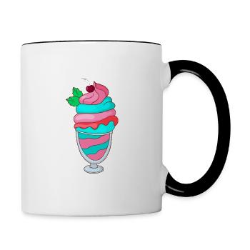Sundae - Contrasting Mug - white/black - Right