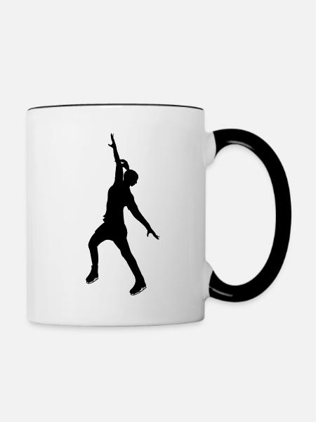 Eisprinzessin in Weiß - Tasse zweifarbig - Weiß/Schwarz
