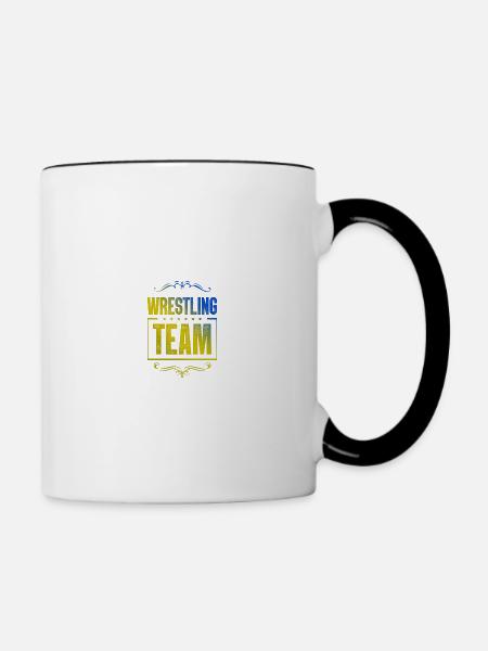 Wrestling Crew - Tasse zweifarbig - Weiß/Schwarz