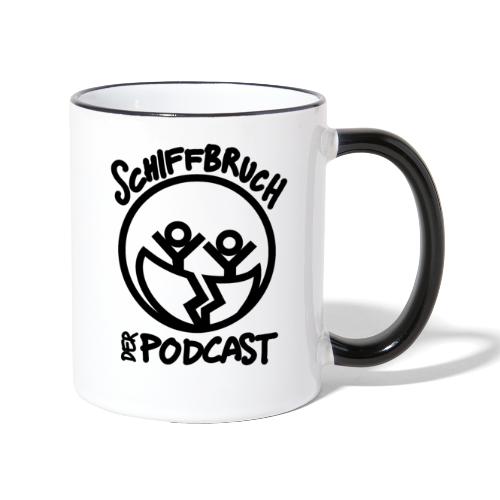 Schiffbruch - Der Podcast - Tasse zweifarbig