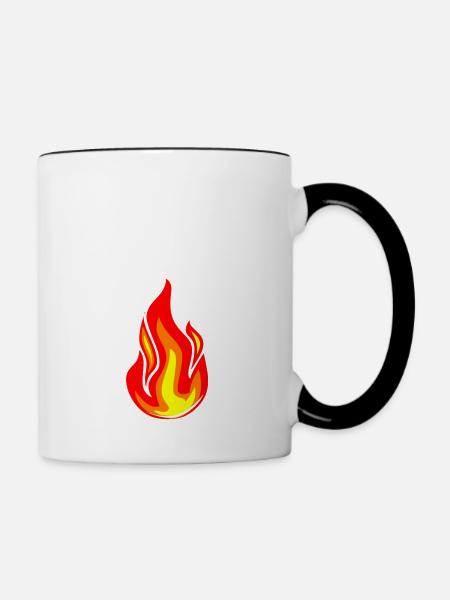 So ein Feuerball Junge - Tasse zweifarbig - Weiß/Schwarz