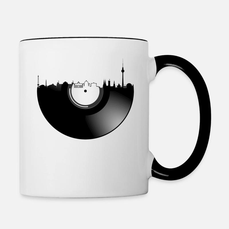 Berlin - Mug contrasté - blanc/noir