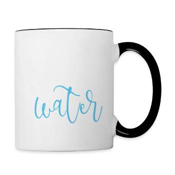 Croisière - Croisière - Croisière - Eau - Mug contrasté - blanc/noir - Droite
