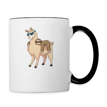 Swag Lustiges Geschenk - Tasse zweifarbig - Weiß/Schwarz - Rechts