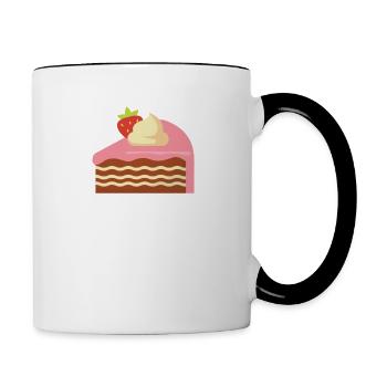 Schwaben Schwäbisch Stuttgart Schwabe Geschenk - Tasse zweifarbig - Weiß/Schwarz - Rechts
