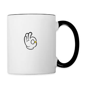 Try Acupuncture Acupuncturist Gift Relaxation - Contrasting Mug - white/black - Right