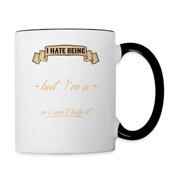 Sexy Trucker Truck Driver Lkw Fahrer Lustig - Tasse zweifarbig - Weiß/Schwarz - Rechts