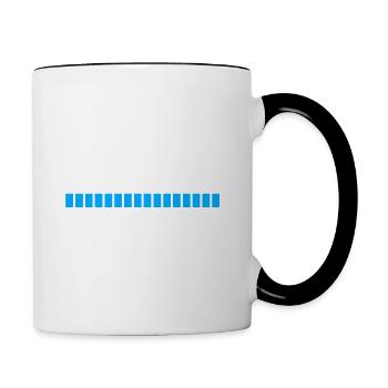 Land Dorf Dorfleben Geschenk · Dorfjunge - Tasse zweifarbig - Weiß/Schwarz - Rechts