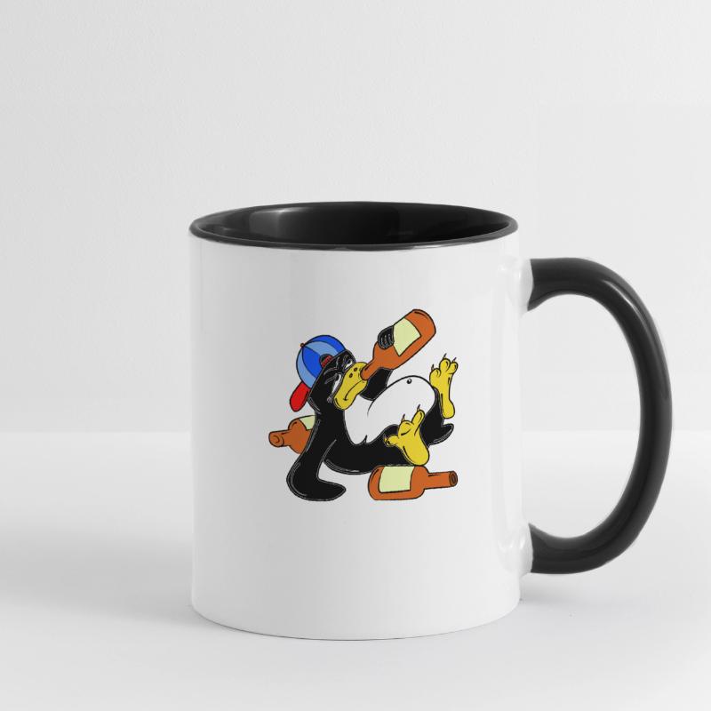 Linux Penguin Sudo Admin Funny Computer Science PC Nerd Mug contrasté