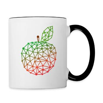 Apple - Contrasting Mug - white/black - Right