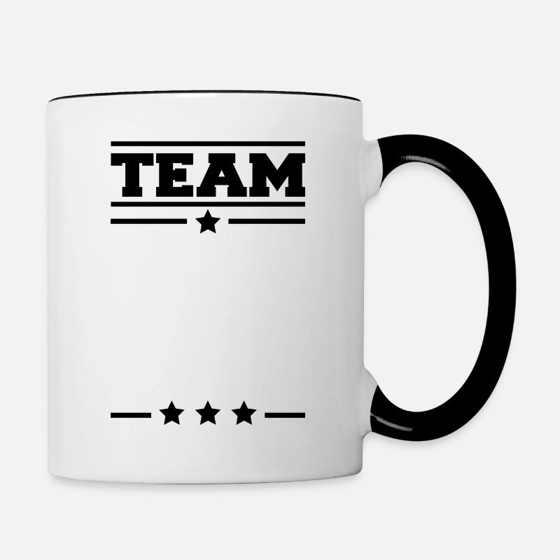Équipe du groupe Icon Team - Mug contrasté - blanc/noir