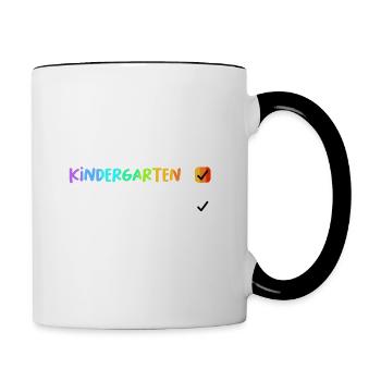 Gymi school high school 5th grade gift - Contrasting Mug - white/black - Right