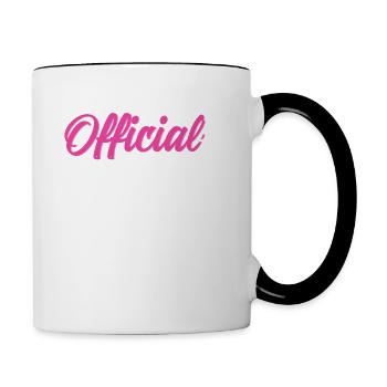 Official Teenager Offiziell Teenager 13 Jahre - Tasse zweifarbig - Weiß/Schwarz - Rechts