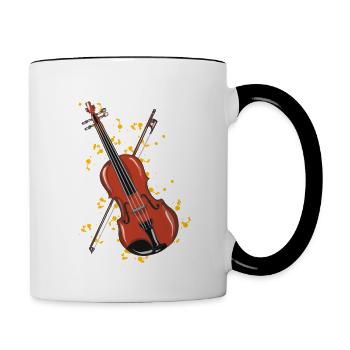 violin - Contrasting Mug - white/black - Right