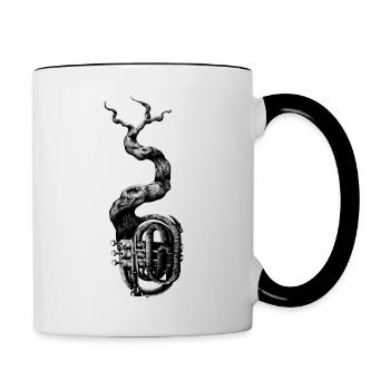 Trumpet - Contrasting Mug - white/black - Right