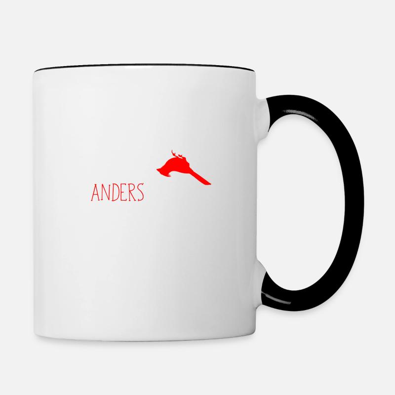 Be Different Trau dich anders zu sein Vögel Vogel - Tasse zweifarbig - Weiß/Schwarz