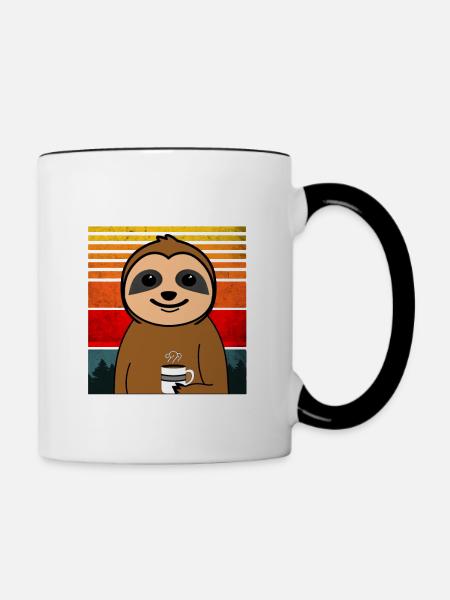 Irgendwas Ist Hier Faul Oh Das Bin Ja Ich - Tasse zweifarbig - Weiß/Schwarz