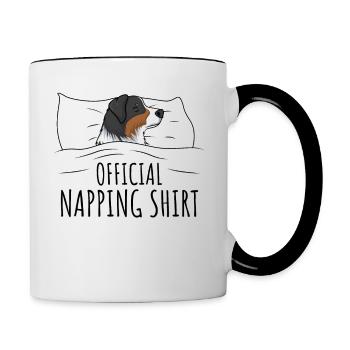 Australian Shepherd - Contrasting Mug - white/black - Right