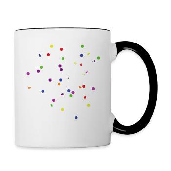 Costume de remplacement de carnaval Tenue de carnaval - Mug contrasté - blanc/noir - Droite