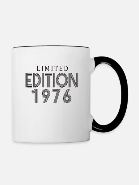 Limited Edition 1976 - Tasse zweifarbig - Weiß/Schwarz